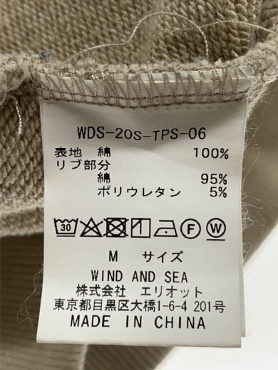 商品画像：スウェット/M/コットン/BEG/WDS-20S-TPS-06// 4