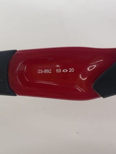 商品画像：サングラス/ハーフリム/プラスチック/RED/GRY/メンズ/03-892J// 5