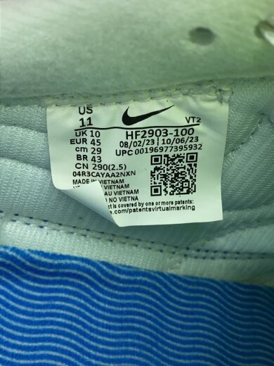 商品画像：ローカットスニーカー/29cm/WHT/HF2903 5