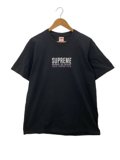 商品画像：Tシャツ/M/コットン/ブラック/Paris Tee/使用感有/色褪せ有 1