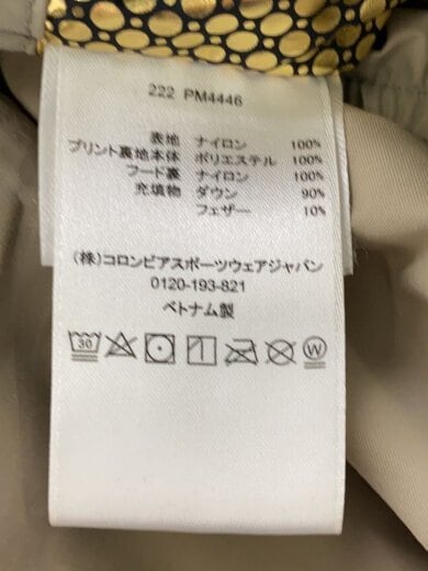 商品画像：ダウンジャケット/M/ナイロン/ベージュ/222 PM4446/Cove to Stream Down Jack 4