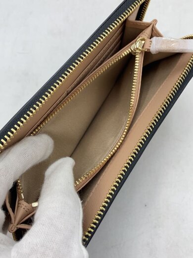 商品画像：長財布/レザー/ブラック/無地/メンズ 5