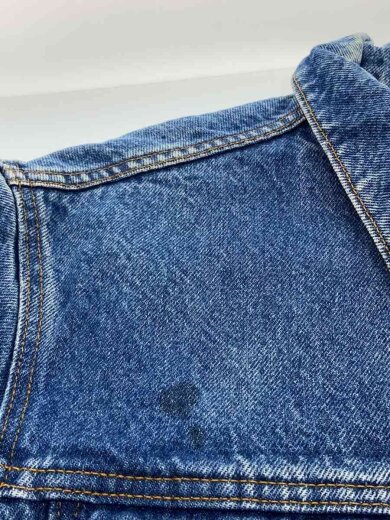 商品画像：Gジャン/44/デニム/IDG/71411-0816/USA製/刻印527/裏地ネルチェック/80s 7