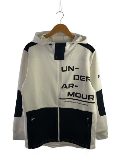 商品画像：ジップパーカー/XXL/ポリエステル/WHT/1358821 1