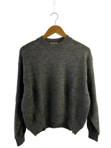 商品画像：ニット・セーター(厚手)/XS/ウール/GRY/無地 1