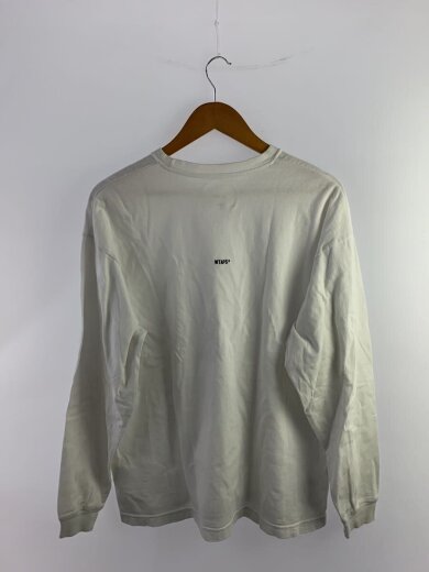 商品画像：長袖Tシャツ/1/コットン/WHT/無地/241ATDT-CSM10 2