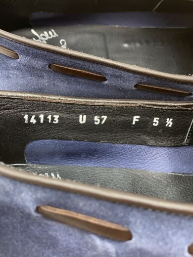 商品画像：ドレスシューズ/ネイビー/スウェード/14113/タッセル 5