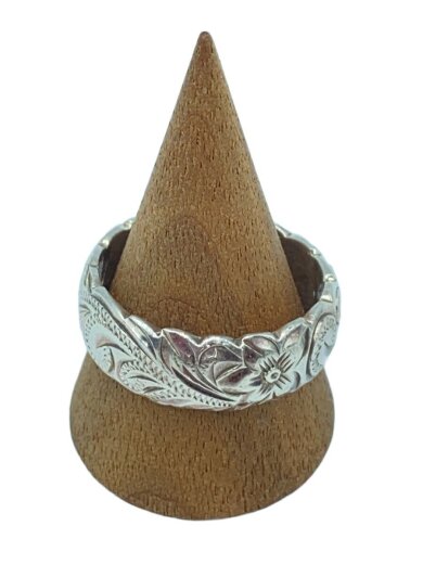 商品画像：ハワイヤンジュエリー/リング/SV925/21号/シルバー/メンズ 1