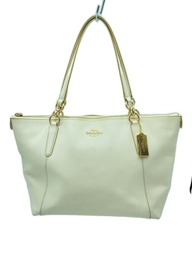 商品画像：トートバッグ_オールレザー/レザー/ホワイト/AVA TOTE 1