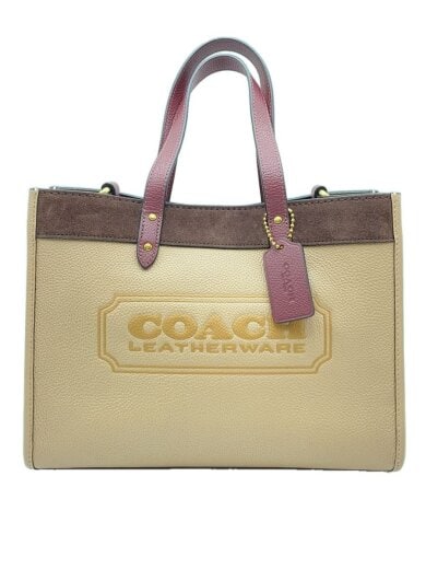 商品画像：トートバッグ/ベージュ/ボルドー/C6035/2WAY/Field Tote 30 In Colorbloc 1