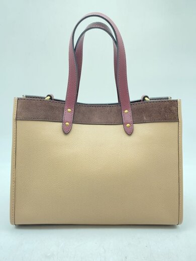 商品画像：トートバッグ/ベージュ/ボルドー/C6035/2WAY/Field Tote 30 In Colorbloc 2