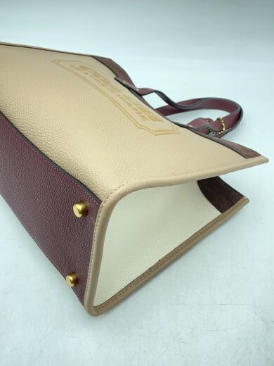 商品画像：トートバッグ/ベージュ/ボルドー/C6035/2WAY/Field Tote 30 In Colorbloc 6