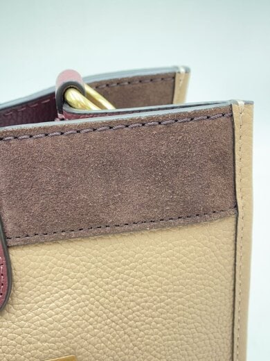 商品画像：トートバッグ/ベージュ/ボルドー/C6035/2WAY/Field Tote 30 In Colorbloc 9