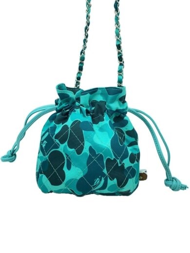 商品画像：ショルダーバッグ/ポリエステル/GRN/SM-YS8-0000-C35/AP_CHAIN SNAP BAG 1