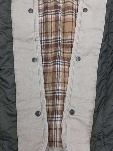 商品画像：キルティングジャケット/L/ナイロン/KHK/無地/ライナージャケット/ボタン閉じ不可 8