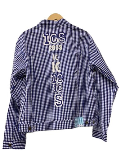 画像：ICE CREAMGINGHAM CHECK SHIRT JACKET/ジャケット/ICEJP243W0012
