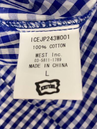 画像：ICE CREAMGINGHAM CHECK SHIRT JACKET/ジャケット/ICEJP243W0014