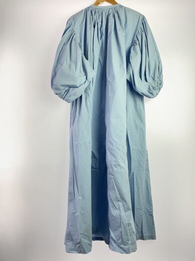 商品画像：PERNA/半袖ワンピース/L/コットン/BLU/無地/PNIZI0424008/7分袖ワンピース 2