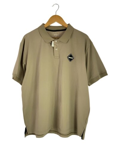 商品画像：ポロシャツ/XL/ポリエステル/KHK/無地/FCRB-230078/EMBLEM POLO 1