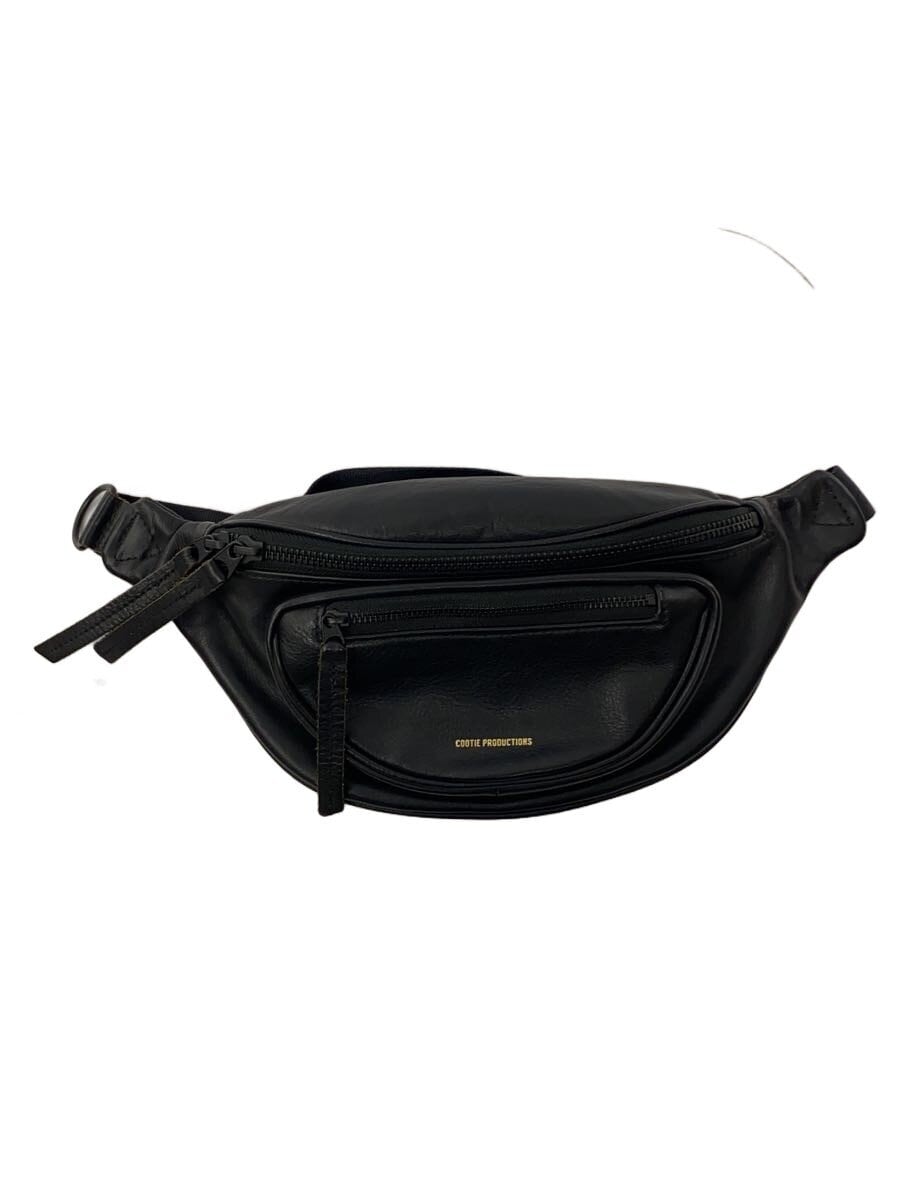 COOTIE / ウエストバッグ/レザー/BLK/無地