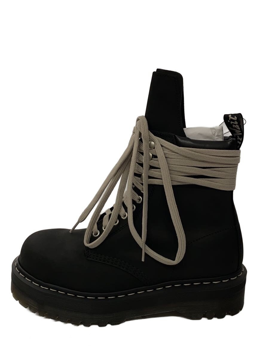 Dr.Martens × Rick Owens / ブーツ/28cm/BLK/レザー/STEEL TOE QUAD/タグ付き//