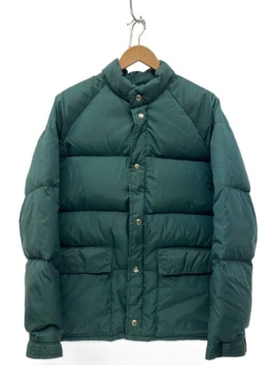 商品画像：ダウンジャケット/XL/ナイロン/GRN/無地/camel down/破れあり 1