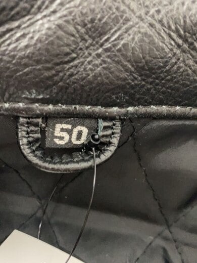 商品画像：シングルライダースジャケット/50/レザー/BLK/無地 4