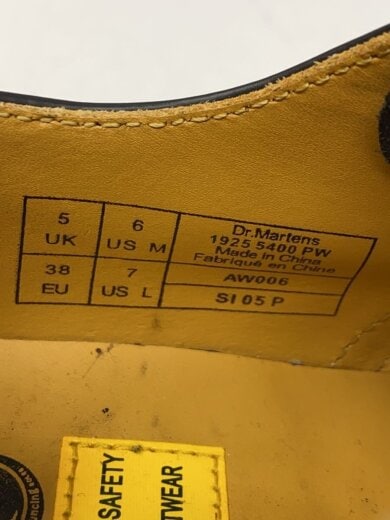 商品画像：ブーツ/UK5/BLK/レザー/SI05P 5