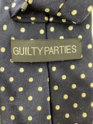 商品画像：ネクタイ/シルク/NVY/ドット/メンズ/刺繍 4