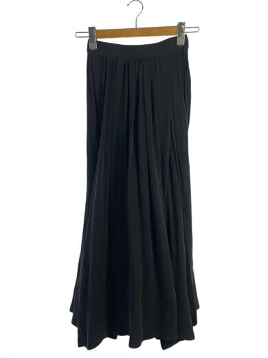 商品画像：ロングスカート/FREE/シルク/BLK/無地/CH205035ER 1