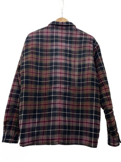 商品画像：ネルシャツ/M/コットン/RED/チェック/Quilted Plaid Shirt/24AW 2