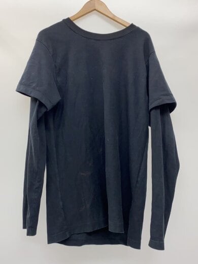 商品画像：長袖Tシャツ/M/コットン/BLK/080172001/汚れ有り 1