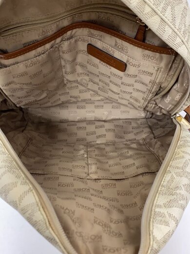 商品画像：リュック/--/BEG/総柄/35F4GTTB3B/ヤケ有り 6