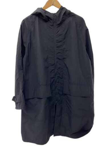 商品画像：コート/44/ナイロン/BLK/無地 1