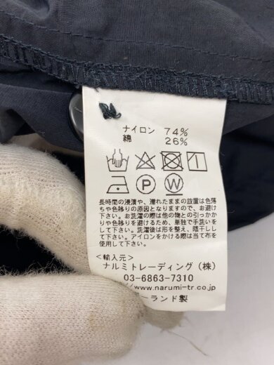 商品画像：コート/44/ナイロン/BLK/無地 4