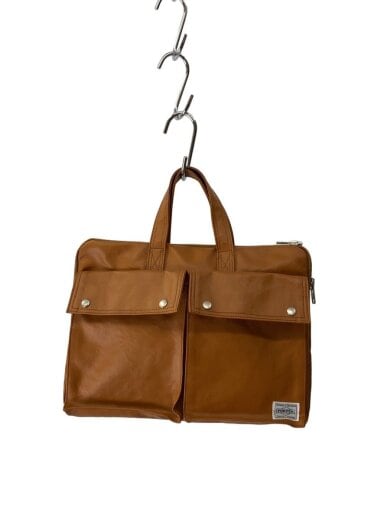 商品画像：ブリーフケース/レザー/BRW/無地 1