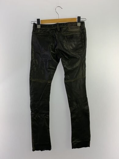 商品画像：スキニーパンツ/XS/牛革/BLK/無地/3LP-4891 2