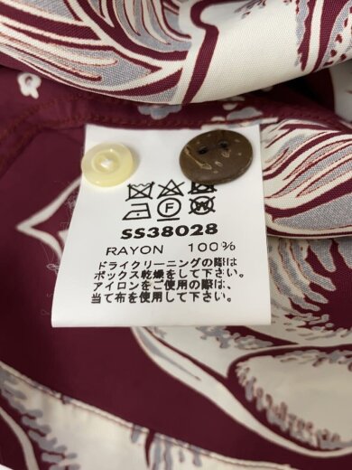 商品画像：アロハシャツ/L/レーヨン/BRD/花柄/SS38028/襟元汚れ有り 5