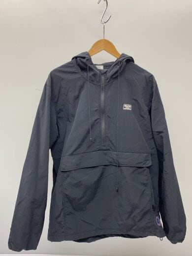 商品画像：トップス/L/ナイロン/BLK/無地/NYLON ANORAK PARKA/バックプリント 1