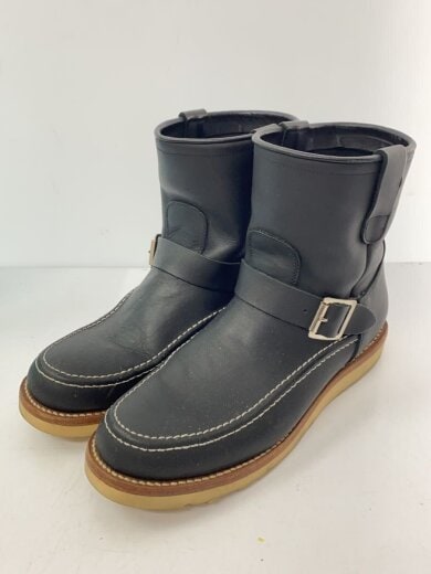商品画像：エンジニアブーツ/UK9.5/BLK/レザー/106 01 2