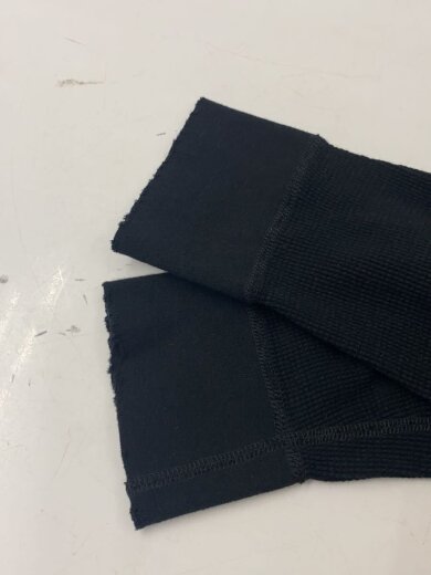 商品画像：長袖Tシャツ/3/コットン/BLK/ANC-CT37/DAMAGE WAFFLE CREW LS T-SHIRT 5