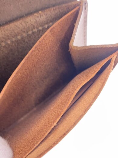 商品画像：URUKUST/2つ折り財布/レザー/BEG/無地/レディース 4