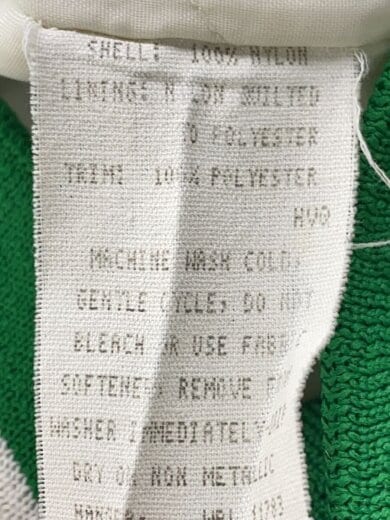 商品画像：スタジャン/L/ナイロン/GRN/USA製/Lanna/刺繍 4