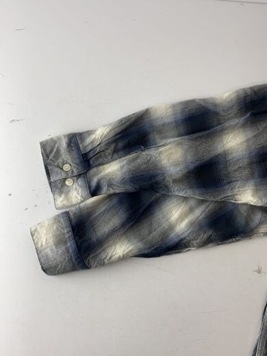 商品画像：長袖シャツ/L/レーヨン/BLU/チェック/SM-HR8-0000-C29 6