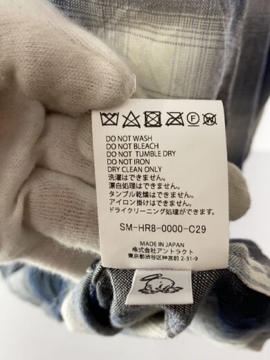 商品画像：長袖シャツ/L/レーヨン/BLU/チェック/SM-HR8-0000-C29 7