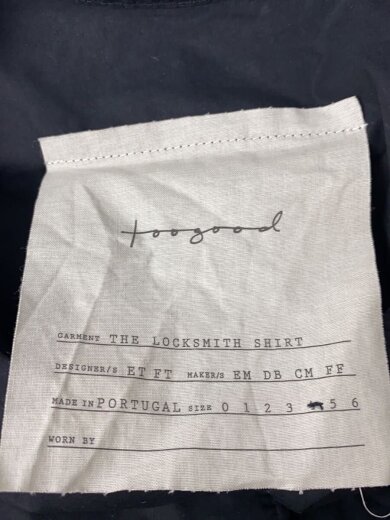 商品画像：長袖シャツ/4/コットン/BLK/無地/the locksmith shirt 3