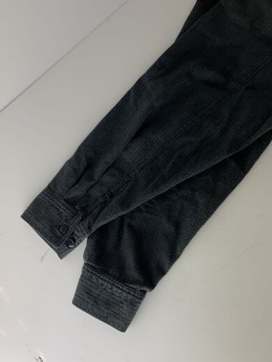 商品画像：長袖シャツ/L/コットン/GRY/胸ロゴ刺繍/胸ポケット 6