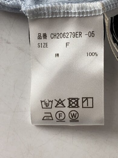 商品画像：長袖カットソー/FREE/コットン/BLU/無地/CH206279ER-05/パティロングスリーブTシャツ 4