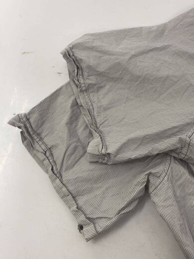 商品画像：半袖シャツ/--/コットン/GRY/ストライプ/2XL/バックプリント// 4