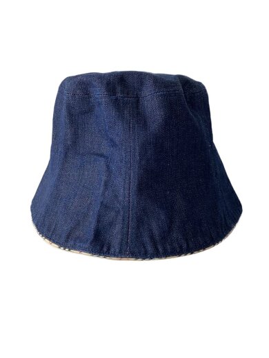 商品画像：バケットハット/--/コットン/NVY/チェック/レディース/ZL417-140 1